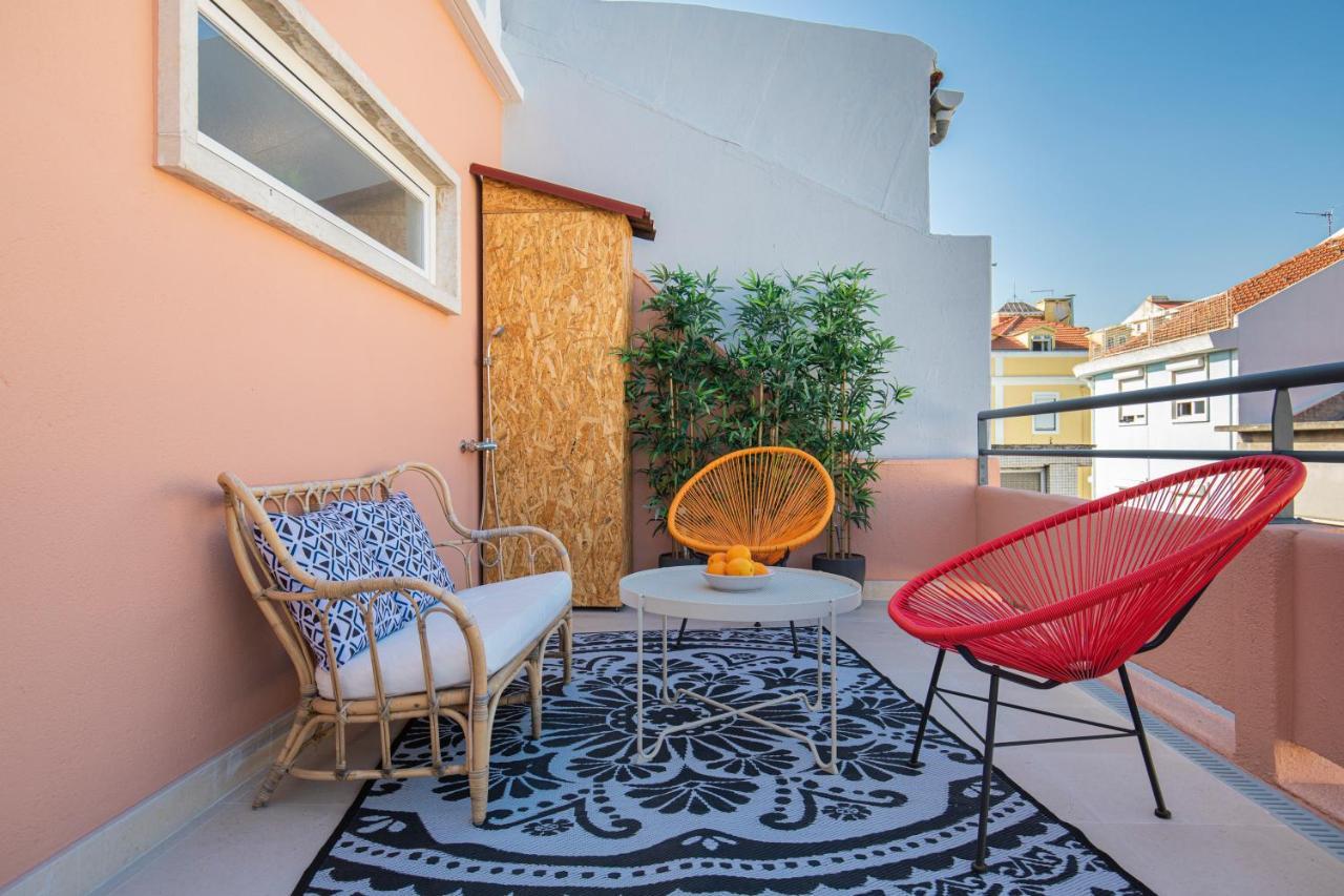 Lovelystay - Sunny 1Bdr Apartment W/Terrace Lisboa المظهر الخارجي الصورة